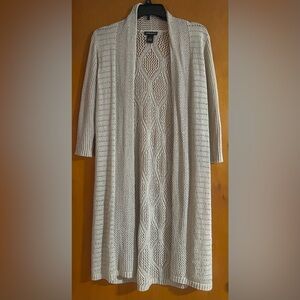 Lauren Michelle Cream Knit Cardigan